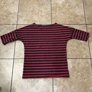 Boden Red & Dk Grey Short Sleeve Jersey